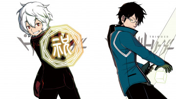 Картинка аниме world+trigger парни