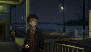 Картинка аниме город +улицы +здания original