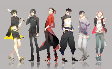 Картинка аниме osomatsu-san парни