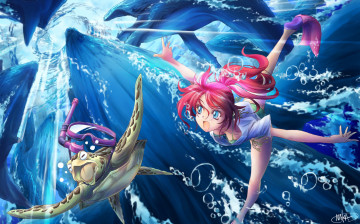 Картинка аниме животные +существа original