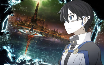 Картинка аниме sword+art+online фон взгляд девушка