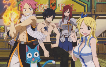 Картинка аниме fairy+tail хвост феи