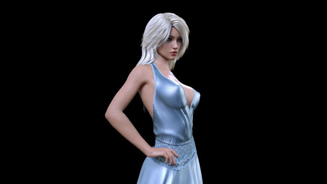 Обои картинки фото 3д графика, люди , people, девушка, взгляд, фон