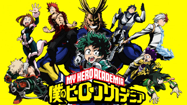 Обои картинки фото аниме, boku no hero academia, герои
