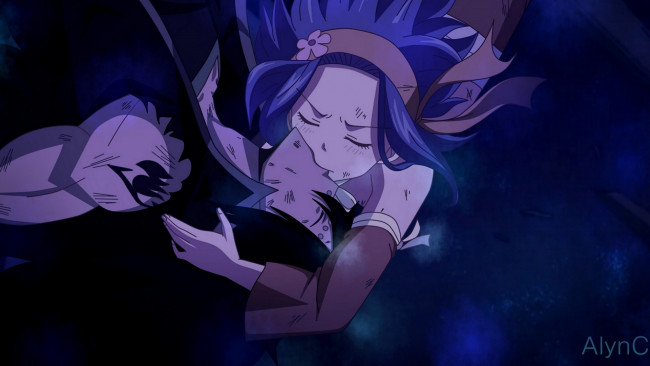 Обои картинки фото аниме, fairy tail, гаджил, леви