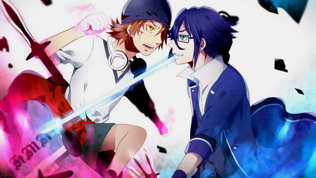 Обои картинки фото аниме, k project, парни