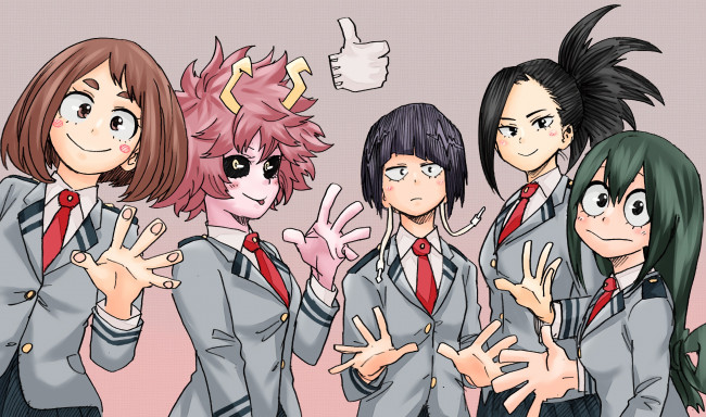 Обои картинки фото аниме, boku no hero academia, моя, геройская, акадеимя