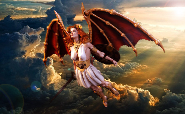 Обои картинки фото 3д графика, существа , creatures, фон, взгляд, кастаника