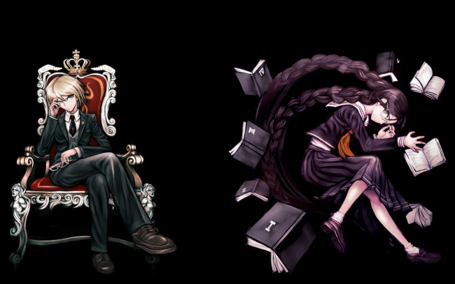 Обои картинки фото аниме, danganronpa, персонажи