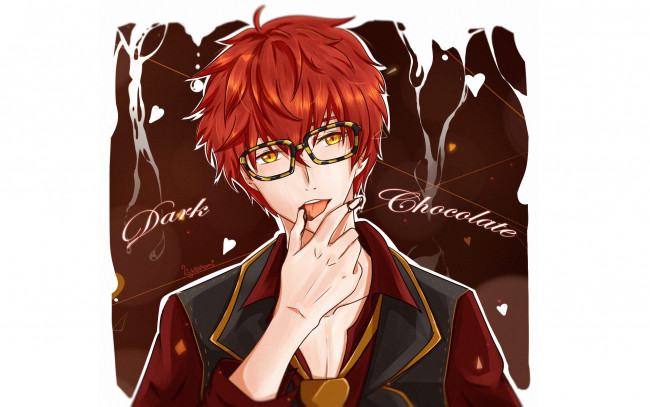 Обои картинки фото аниме, mystic messenger, парень