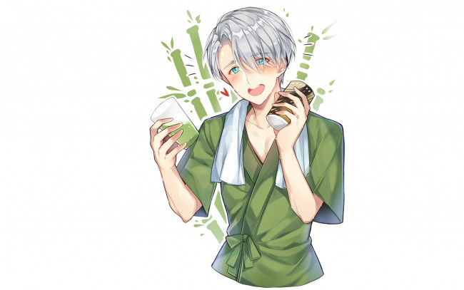 Обои картинки фото аниме, yuri on ice, виктор