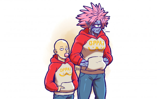 Обои картинки фото аниме, one punch man, парни