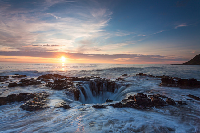 Обои картинки фото природа, побережье, рассвет