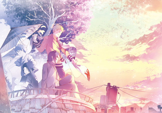 Обои картинки фото аниме, naruto, наруто, саске