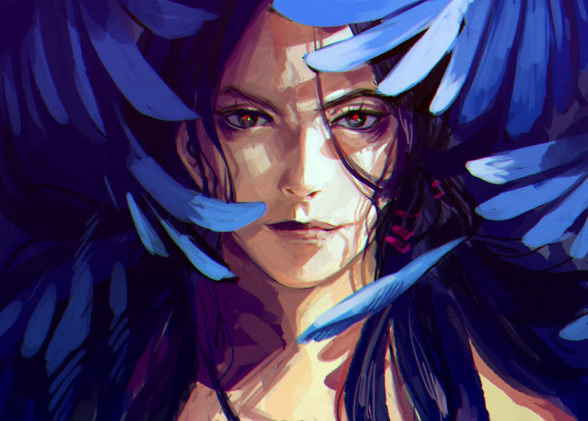 Обои картинки фото аниме, jojo`s bizarre adventure, взгляд