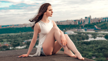 Картинка девушка девушки -unsort+ брюнетки темноволосые модель