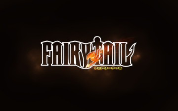 Картинка аниме fairy+tail надпись эмблема название волшебство гильдия