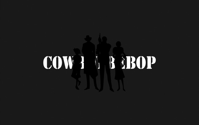 Обои картинки фото аниме, cowboy bebop, jet, faye, ed, spike