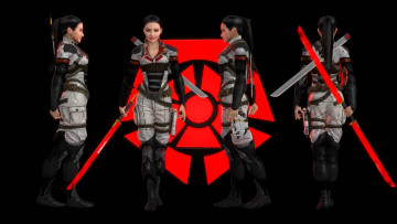 Картинка 3д+графика фантазия+ fantasy девушка фон взгляд