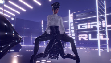 Картинка 3д+графика фантазия+ fantasy фон взгляд девушка