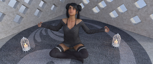 Обои картинки фото 3д графика, люди , people, фон, девушка, взгляд