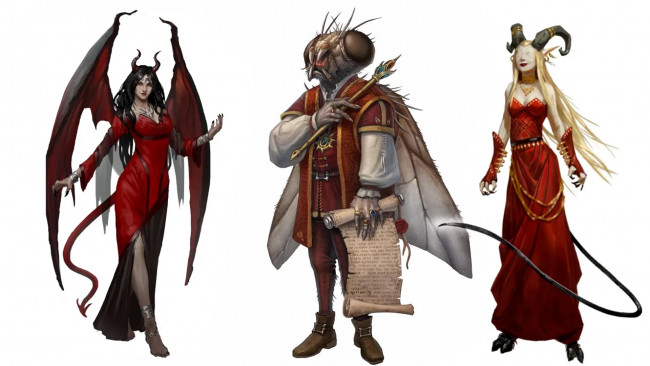 Обои картинки фото видео игры, pathfinder,  wrath of the righteous, персонажи