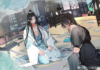 Картинка аниме mo+dao+zu+shi вэй усянь лань ванцзи курильница