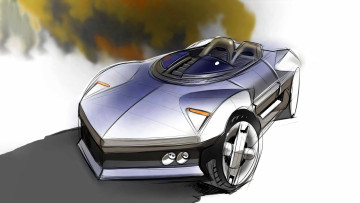 Картинка 295452 рисованное авто мото автомобиль