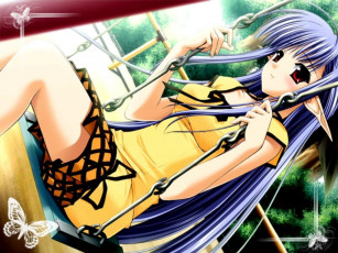 обоя аниме, shuffle