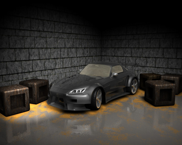 Обои картинки фото автомобили, 3д