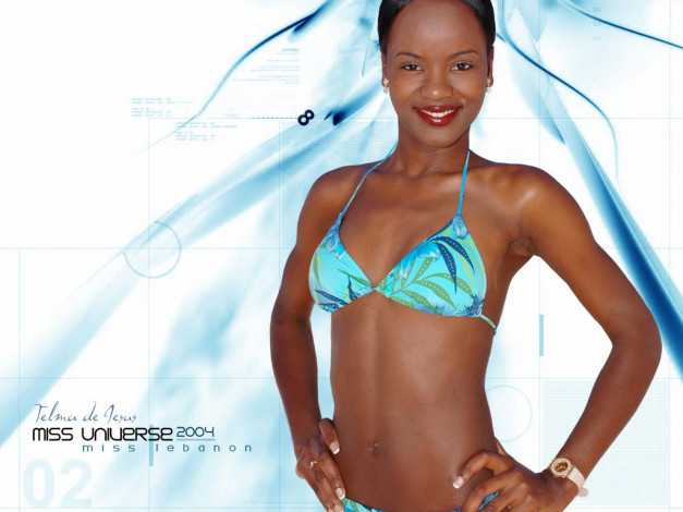 Обои картинки фото Miss universe 2004, девушки