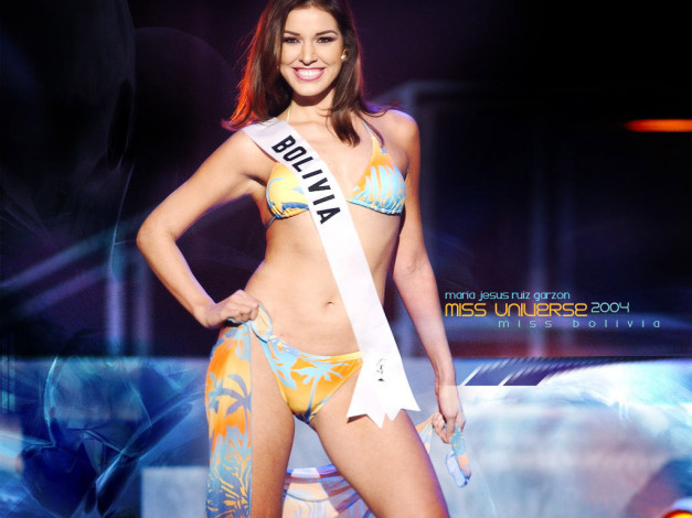 Обои картинки фото Miss universe 2004, девушки