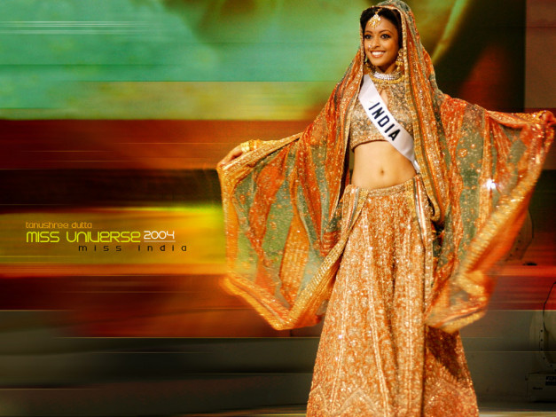 Обои картинки фото Miss universe 2004, девушки