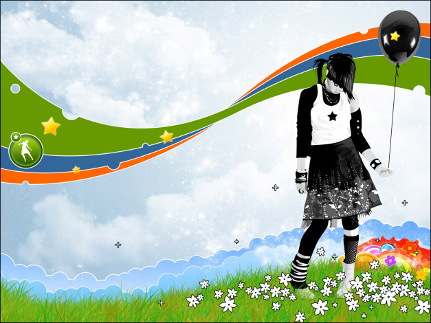 Обои картинки фото векторная, графика