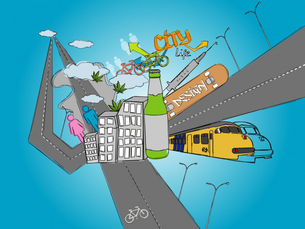 Обои картинки фото векторная, графика