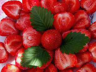 Картинка еда клубника земляника