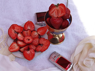 Картинка еда клубника земляника