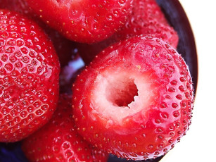 обоя еда, клубника, земляника