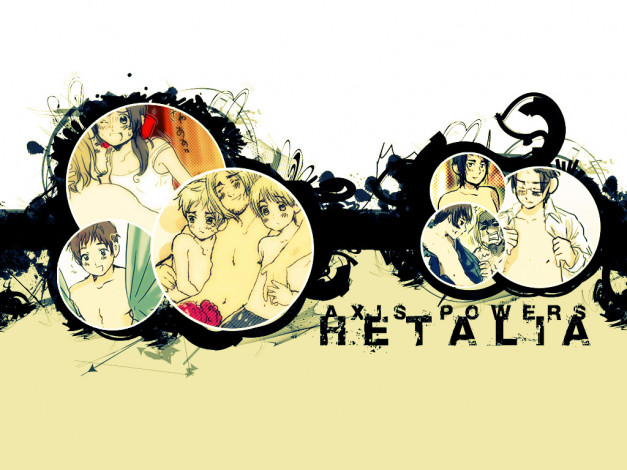 Обои картинки фото аниме, hetalia, axis, powers