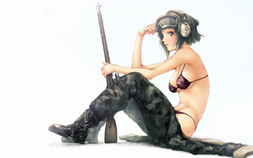 Картинка аниме weapon blood technology