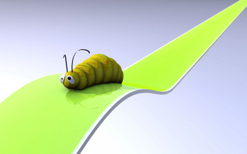 Картинка векторная графика гусеница