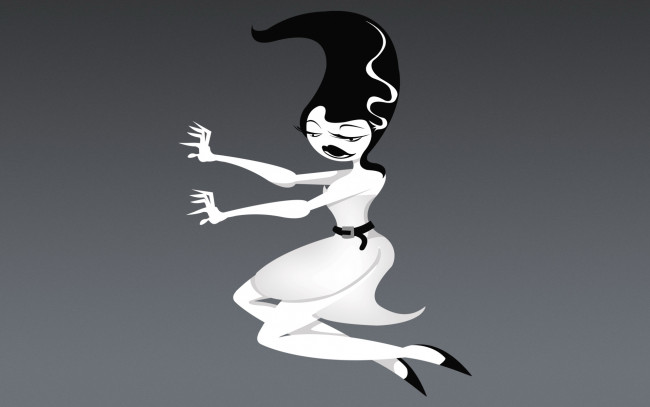 Обои картинки фото векторная, графика, истеричка