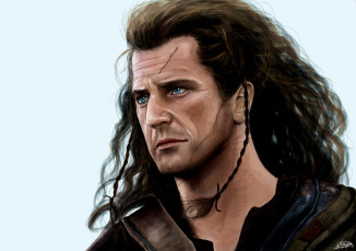 Картинка jose manuel serrano рисованные люди william wallace braveheart храброе сердце mel gibson