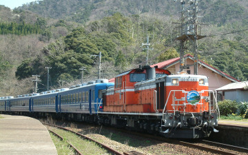 Картинка техника локомотивы вагоны локомотив состав