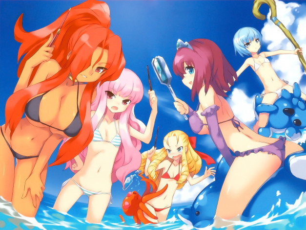 Обои картинки фото zero, no, tsukaima, аниме