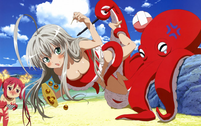 Обои картинки фото аниме, haiyore, nyaruko, san, , nyaruko-san