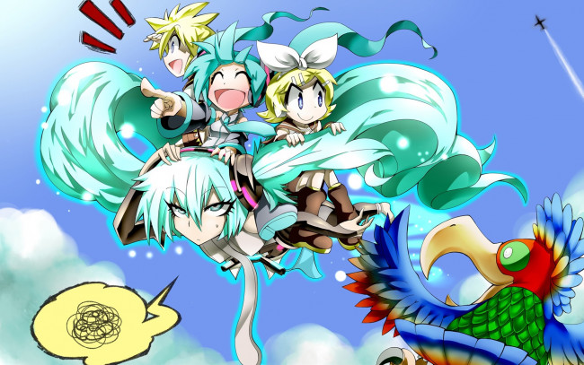 Обои картинки фото аниме, vocaloid