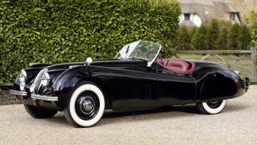 Картинка jaguar xk120 автомобили великобритания land rover ltd