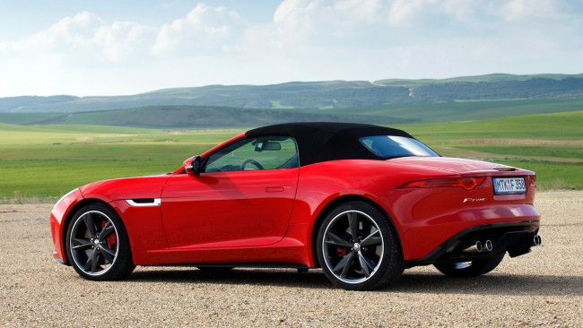 Обои картинки фото jaguar, type, автомобили, великобритания, land, rover, ltd