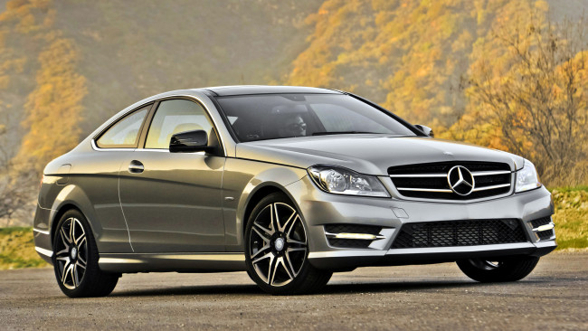 Обои картинки фото mercedes, coupe, автомобили, benz, daimler, ag, германия